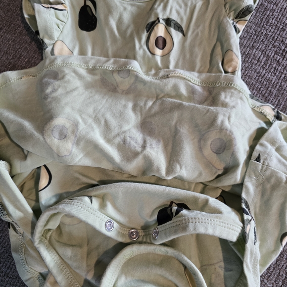 Kyte Baby Twirl Dress In Avocado - 3-6mo - Picture 3 of 5